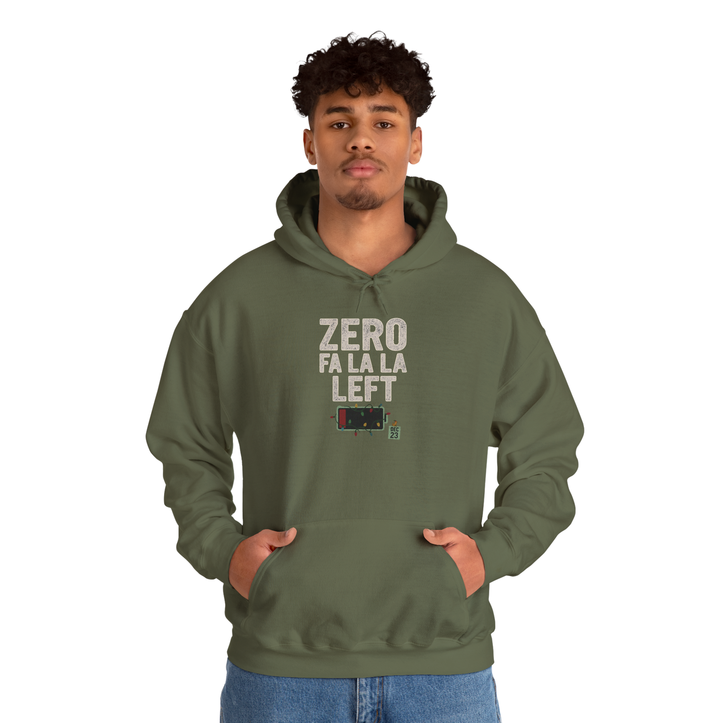 Zero Fa La La Left - Cozy Holiday Hoodie