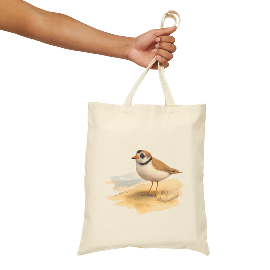 Coastal Plover Canvas Eco-Friendly Tote