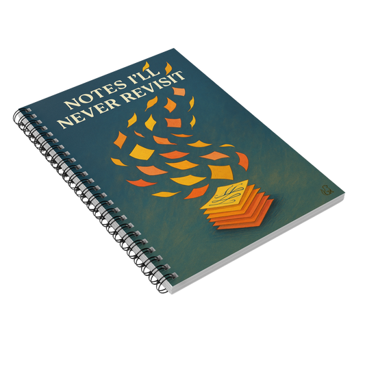 Notes I’ll Never Revisit Spiral Notebook, Ruled Line